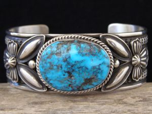 Andy Cadman Ithaca Peak Turquoise Bracelet size 7