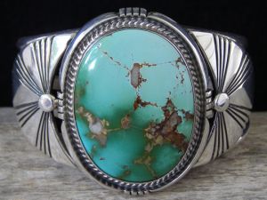 Herman Vandever Royston Turquoise Bracelet size 6 7/8