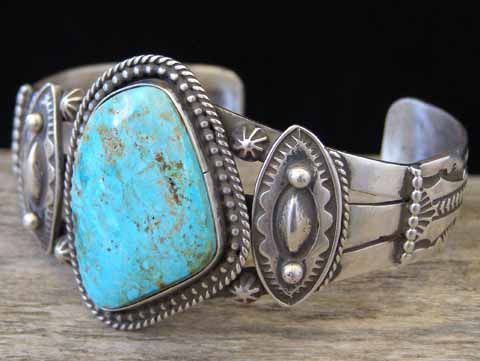 Geneva Ramone Turquoise Mountain Turquoise Bracelet size 6 5/8
