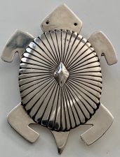 Herman Vandever Silver Turtle Pin/Pendant